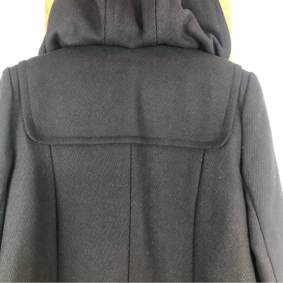 New RALPH Lauren black wool blend pea coat jacket size 8 - Picture 12 of 16